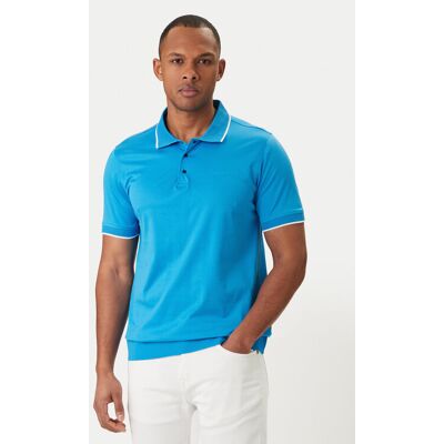 KARL LAGERFELD Polokošeľa 745080 562200 Modrá Regular Fit Muži KARL LAGERFELD Polokošeľa 745080 562200 Modrá Regular Fit Muži