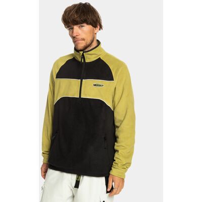 Quiksilver Fleecová mikina Powder Chaser H Otlr EQYFT04782 Čierna Regular Fit Muži Quiksilver Fleecová mikina Powder Chaser H Otlr EQYFT04782 Čierna Regular Fit Muži