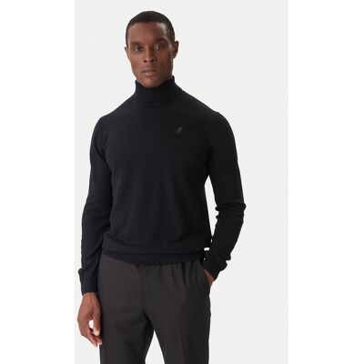 KARL LAGERFELD Rolák 655058 554399 Čierna Regular Fit Muži KARL LAGERFELD Rolák 655058 554399 Čierna Regular Fit Muži