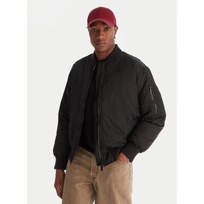 Kappa Bundy bomber Opilio 311M7EW Čierna Regular Fit Muži Kappa Bundy bomber Opilio 311M7EW Čierna Regular Fit Muži