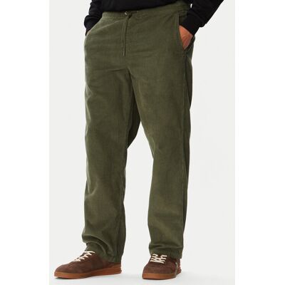 Billabong Bavlnené nohavice Larry Cord EBYNP00111 Zelená Regular Fit Muži Billabong Bavlnené nohavice Larry Cord EBYNP00111 Zelená Regular Fit Muži