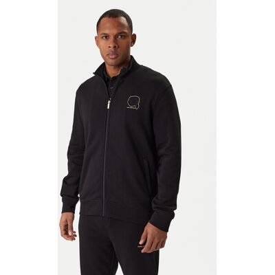 KARL LAGERFELD Mikina 705004 561910 Čierna Regular Fit Muži KARL LAGERFELD Mikina 705004 561910 Čierna Regular Fit Muži