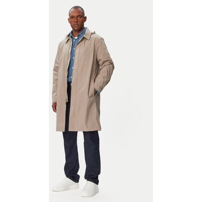 Calvin Klein Jeans Prechodný kabát LV04LG505G Tmavo béžová Regular Fit Muži Calvin Klein Jeans Prechodný kabát LV04LG505G Tmavo béžová Regular Fit Muži