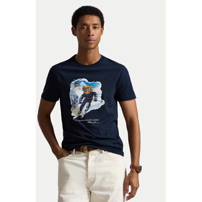 Polo Ralph Lauren Tričko 710P07343002 Tmavomodrá Regular Fit Muži Polo Ralph Lauren Tričko 710P07343002 Tmavomodrá Regular Fit Muži