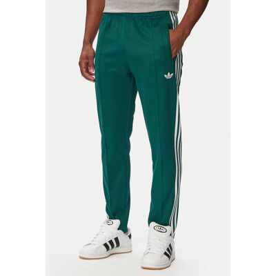 adidas Teplákové nohavice Beckenbauer KE1668 Tmavo zelená Regular Fit Muži adidas Teplákové nohavice Beckenbauer KE1668 Tmavo zelená Regular Fit Muži