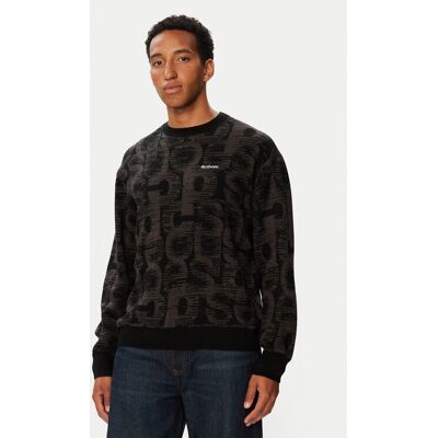 DC Shoes Sveter Blitxed EDYSW03038 Čierna Regular Fit Muži DC Shoes Sveter Blitxed EDYSW03038 Čierna Regular Fit Muži