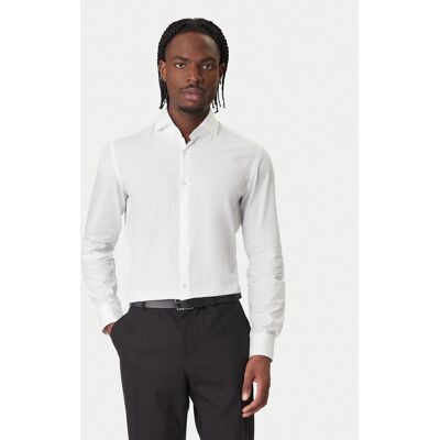 HUGO Košeľa C-Jason 50293691 Biela Slim Fit Muži HUGO Košeľa C-Jason 50293691 Biela Slim Fit Muži