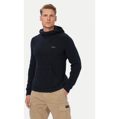 Aeronautica Militare Sveter 262MA1665UL00409 Tmavomodrá Regular Fit Muži Aeronautica Militare Sveter 262MA1665UL00409 Tmavomodrá Regular Fit Muži
