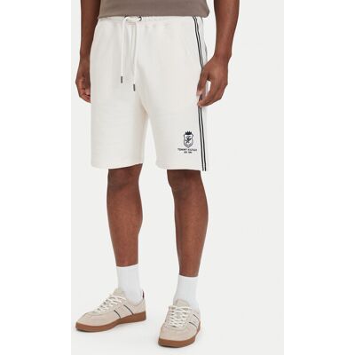 Tommy Hilfiger Športové kraťasy Crest Embroidery MW0MW42878 Svetlo béžová Relaxed Fit Muži Tommy Hilfiger Športové kraťasy Crest Embroidery MW0MW42878 Svetlo béžová Relaxed Fit Muži