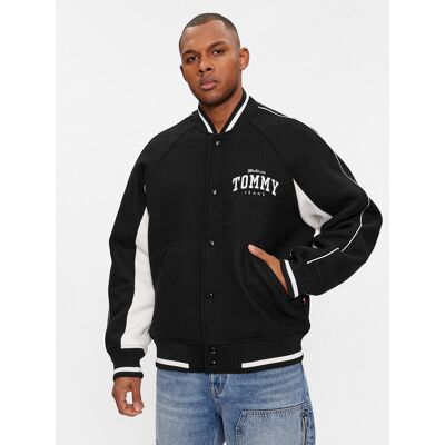 Tommy Jeans Bundy bomber Tjm Wool Varsity Bomber DM0DM17884 Čierna Regular Fit Muži Tommy Jeans Bundy bomber Tjm Wool Varsity Bomber DM0DM17884 Čierna Regular Fit Muži