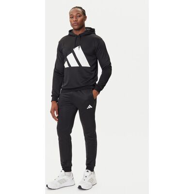 adidas Tepláková súprava Big Logo French Terry JX5551 Čierna Regular Fit Muži adidas Tepláková súprava Big Logo French Terry JX5551 Čierna Regular Fit Muži