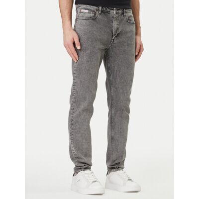 Calvin Klein Jeans Džínsy LV04RF928G Sivá Tapered Fit Muži Calvin Klein Jeans Džínsy LV04RF928G Sivá Tapered Fit Muži