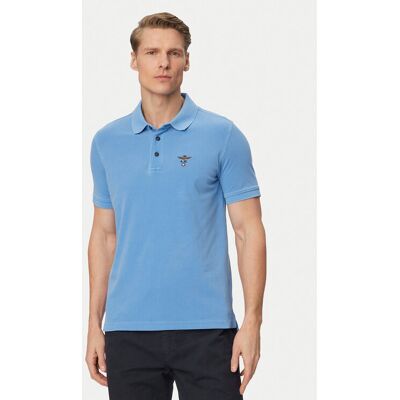 Aeronautica Militare Polokošeľa 261PO1925UP00406 Modrá Regular Fit Muži Aeronautica Militare Polokošeľa 261PO1925UP00406 Modrá Regular Fit Muži