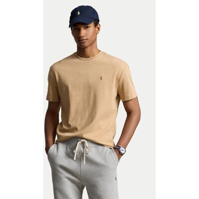 Polo Ralph Lauren Tričko 710740727072 Béžová Slim Fit Muži Polo Ralph Lauren Tričko 710740727072 Béžová Slim Fit Muži