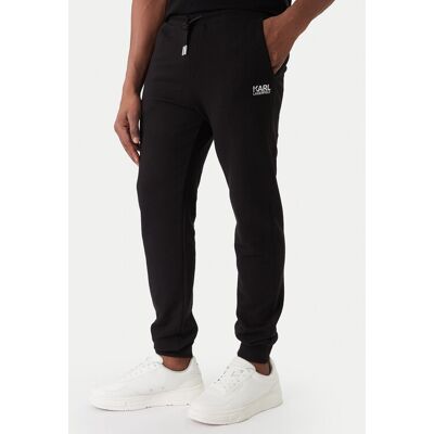 KARL LAGERFELD Teplákové nohavice 705782 561917 Čierna Regular Fit Muži KARL LAGERFELD Teplákové nohavice 705782 561917 Čierna Regular Fit Muži
