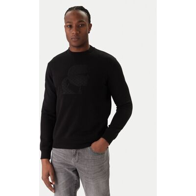 KARL LAGERFELD Mikina 705027 561910 Čierna Regular Fit Muži KARL LAGERFELD Mikina 705027 561910 Čierna Regular Fit Muži