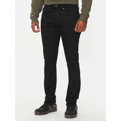 Tommy Jeans Džínsy Scanton DM0DM20707 Čierna Slim Fit Muži Tommy Jeans Džínsy Scanton DM0DM20707 Čierna Slim Fit Muži