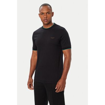 BOSS Tričko C-Thompson 50575011 Čierna Regular Fit Muži BOSS Tričko C-Thompson 50575011 Čierna Regular Fit Muži