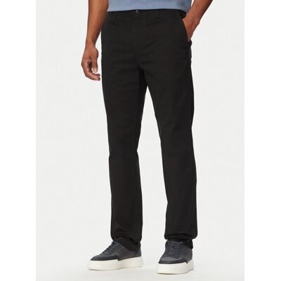Calvin Klein Jeans Chino nohavice LV04RF618G Čierna Slim Fit Muži Calvin Klein Jeans Chino nohavice LV04RF618G Čierna Slim Fit Muži