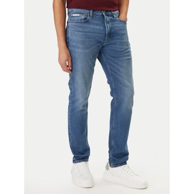 Calvin Klein Jeans Džínsy LV04RF949G Modrá Tapered Fit Muži Calvin Klein Jeans Džínsy LV04RF949G Modrá Tapered Fit Muži