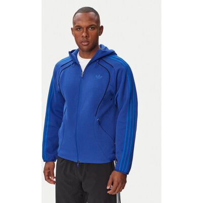 adidas Fleecová mikina Spacer Teamgeist 26 Cutline Fullzip Hoodie KW0887 Modrá Regular Fit Muži adidas Fleecová mikina Spacer Teamgeist 26 Cutline Fullzip Hoodie KW0887 Modrá Regular Fit Muži