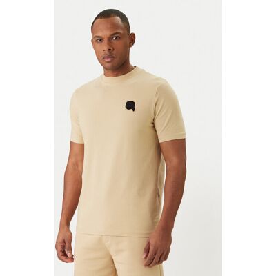 KARL LAGERFELD Tričko 755049 562235 Béžová Regular Fit Muži KARL LAGERFELD Tričko 755049 562235 Béžová Regular Fit Muži