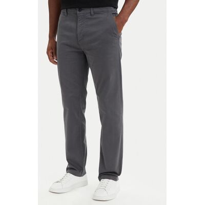 BOSS Chino nohavice 50534378 Tmavosivá Regular Fit Muži BOSS Chino nohavice 50534378 Tmavosivá Regular Fit Muži