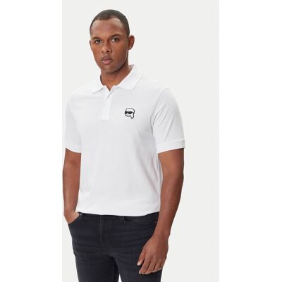 KARL LAGERFELD Polokošeľa 745710 500224 Biela Regular Fit Muži KARL LAGERFELD Polokošeľa 745710 500224 Biela Regular Fit Muži