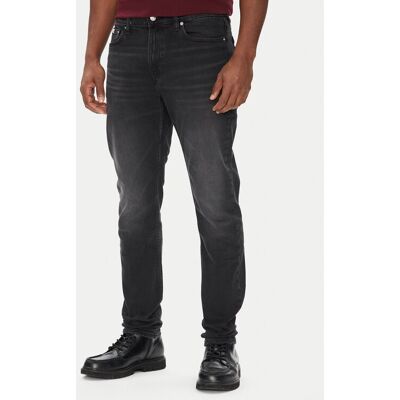 Calvin Klein Jeans Džínsy LV04RB754G Čierna Slim Taper Fit Muži Calvin Klein Jeans Džínsy LV04RB754G Čierna Slim Taper Fit Muži