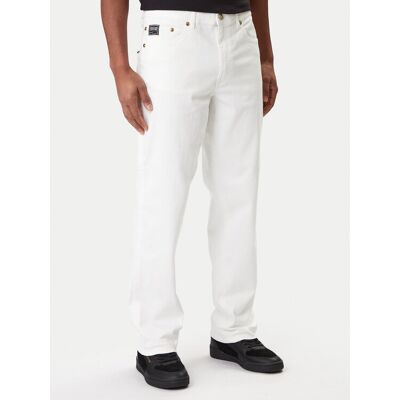 Versace Jeans Couture Džínsy 80GAB5RE CEWCA Biela Straight Fit Muži Versace Jeans Couture Džínsy 80GAB5RE CEWCA Biela Straight Fit Muži