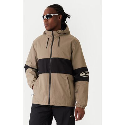 Quiksilver Snowboardová bunda Hight In The Hood JK EQYTJ03517 Hnedá Relaxed Fit Muži Quiksilver Snowboardová bunda Hight In The Hood JK EQYTJ03517 Hnedá Relaxed Fit Muži