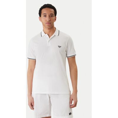 Emporio Armani Polokošeľa EM001380 AF20424 U0002 Biela Regular Fit Muži Emporio Armani Polokošeľa EM001380 AF20424 U0002 Biela Regular Fit Muži