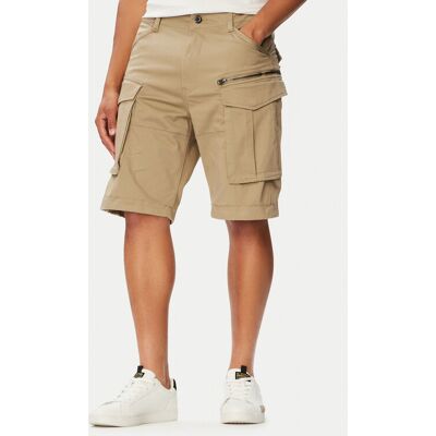 G-Star Raw Bavlnené šortky Rovic D08566-5126-239 Béžová Relaxed Fit Muži G-Star Raw Bavlnené šortky Rovic D08566-5126-239 Béžová Relaxed Fit Muži