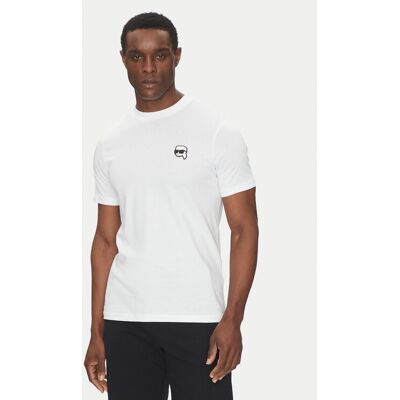 KARL LAGERFELD Tričko 755710 500224 Biela Regular Fit Muži KARL LAGERFELD Tričko 755710 500224 Biela Regular Fit Muži