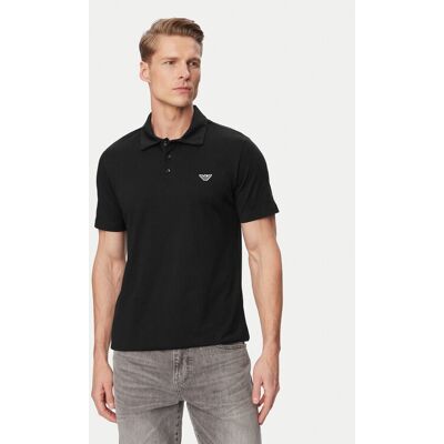Emporio Armani Polokošeľa EM000571 AF20424 UC001 Čierna Regular Fit Muži Emporio Armani Polokošeľa EM000571 AF20424 UC001 Čierna Regular Fit Muži