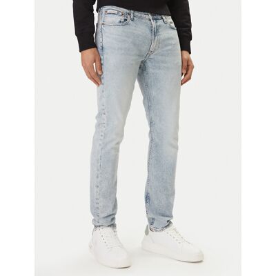 Calvin Klein Jeans Džínsy LV04RF741G Modrá Slim Taper Fit Muži Calvin Klein Jeans Džínsy LV04RF741G Modrá Slim Taper Fit Muži
