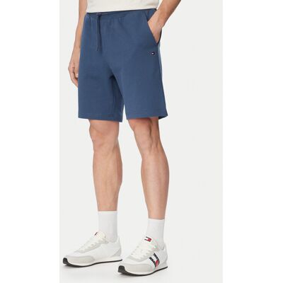 Tommy Hilfiger Športové kraťasy MW0MW37240 Modrá Regular Fit Muži Tommy Hilfiger Športové kraťasy MW0MW37240 Modrá Regular Fit Muži