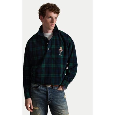 Polo Ralph Lauren Fleecová mikina 710B28736001 Tmavo zelená Regular Fit Muži Polo Ralph Lauren Fleecová mikina 710B28736001 Tmavo zelená Regular Fit Muži
