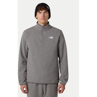 The North Face Fleecová mikina Glacier NF0A8D0Q Sivá Regular Fit Muži The North Face Fleecová mikina Glacier NF0A8D0Q Sivá Regular Fit Muži