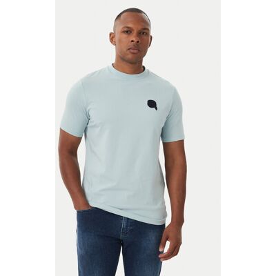 KARL LAGERFELD Tričko 755049 562235 Svetlo modrá Regular Fit Muži KARL LAGERFELD Tričko 755049 562235 Svetlo modrá Regular Fit Muži