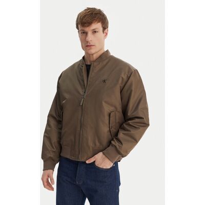 Calvin Klein Jeans Bundy bomber LV04RC526G Hnedá Regular Fit Muži Calvin Klein Jeans Bundy bomber LV04RC526G Hnedá Regular Fit Muži