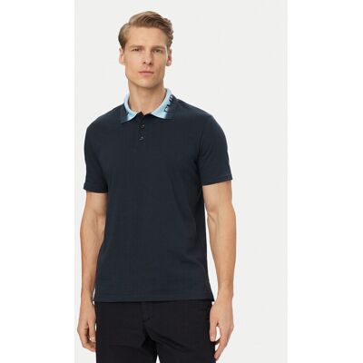 Emporio Armani Polokošeľa EM000571 AF20432 UB102 Tmavomodrá Regular Fit Muži Emporio Armani Polokošeľa EM000571 AF20432 UB102 Tmavomodrá Regular Fit Muži