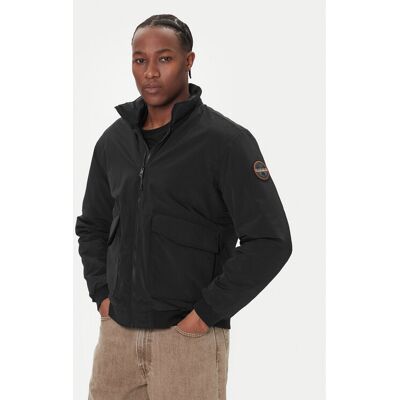 Napapijri Bundy bomber A-Giovi NP0A88U2 Čierna Regular Fit Muži Napapijri Bundy bomber A-Giovi NP0A88U2 Čierna Regular Fit Muži