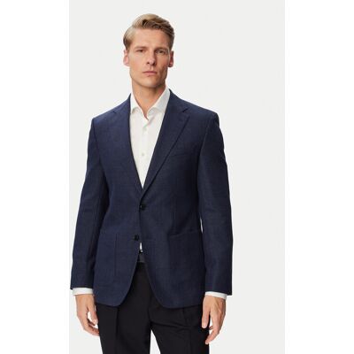 BOSS Sako H-Hutson-2PP-263 50567488 Tmavomodrá Slim Fit Muži BOSS Sako H-Hutson-2PP-263 50567488 Tmavomodrá Slim Fit Muži
