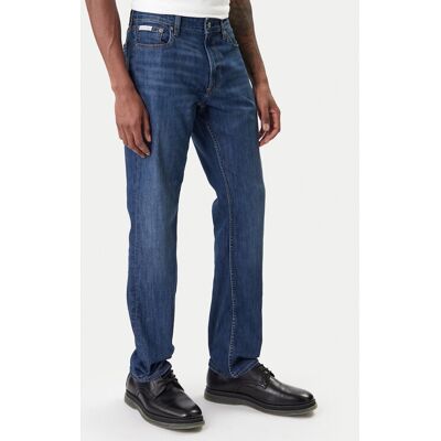 Calvin Klein Jeans Džínsy LV04RE777G Tmavomodrá Slim Fit Muži Calvin Klein Jeans Džínsy LV04RE777G Tmavomodrá Slim Fit Muži
