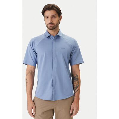 BOSS Košeľa Excurse S 50554450 Modrá Regular Fit Muži BOSS Košeľa Excurse S 50554450 Modrá Regular Fit Muži