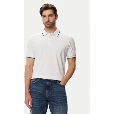 Guess Polokošeľa M6YP28 K4475 Biela Slim Fit Muži Guess Polokošeľa M6YP28 K4475 Biela Slim Fit Muži