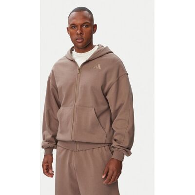 adidas Mikina Kit Small Logo Full-Zip Hoodie KW2322 Béžová Regular Fit Muži adidas Mikina Kit Small Logo Full-Zip Hoodie KW2322 Béžová Regular Fit Muži