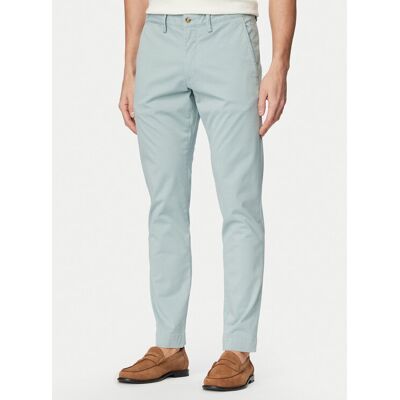Polo Ralph Lauren Chino nohavice 710704176112 Svetlo zelená Slim Fit Muži Polo Ralph Lauren Chino nohavice 710704176112 Svetlo zelená Slim Fit Muži