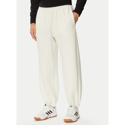 adidas Teplákové nohavice Soft Lux KF8574 Krémová Regular Fit Muži adidas Teplákové nohavice Soft Lux KF8574 Krémová Regular Fit Muži